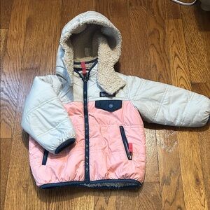 Patagonia Reversible Tribbles Baby Girl Jacket 12-18 Months